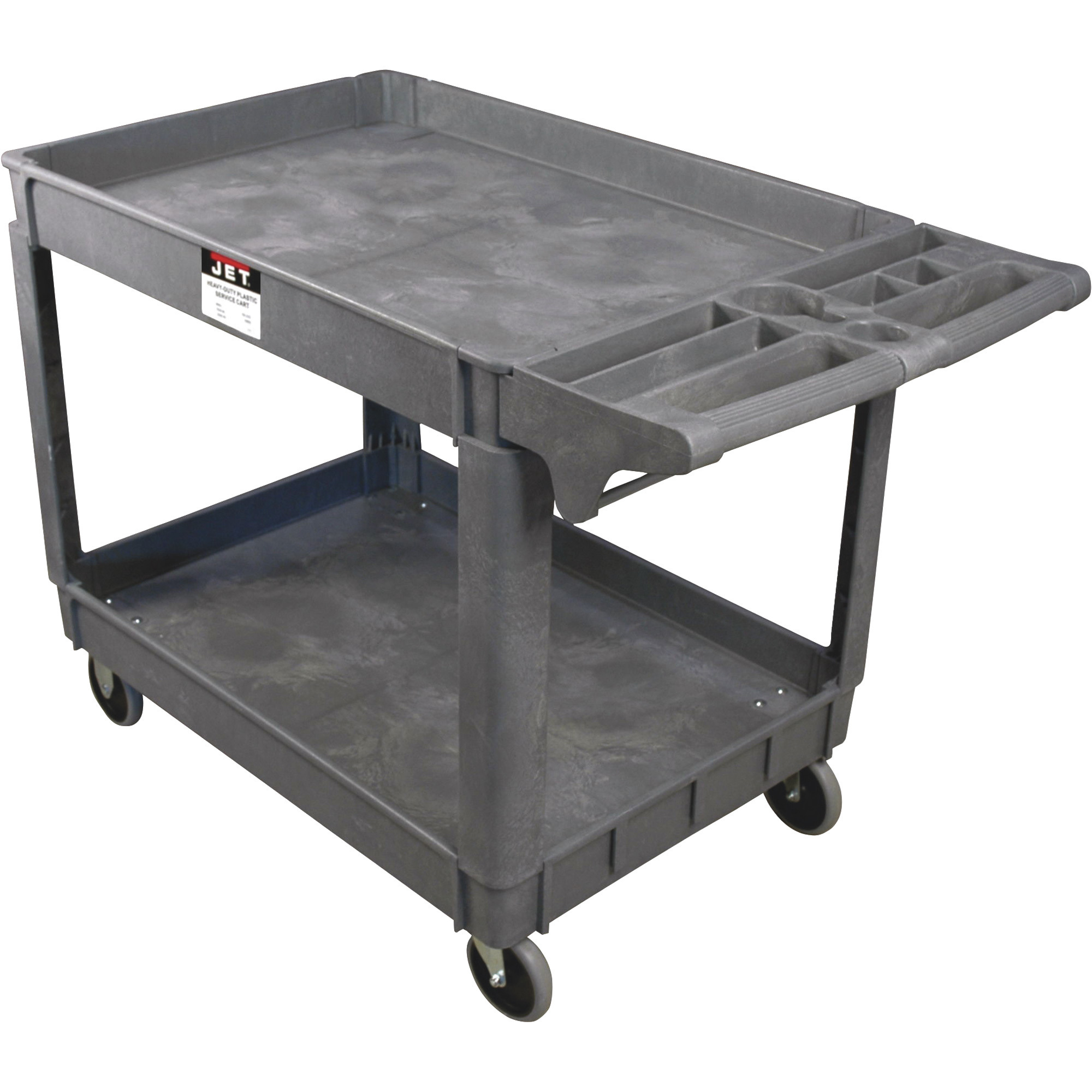 Jet Resin Utility Cart, 600-Lb. Capacity, 38.5in.L x 27in.W, Model# PUC-3725
